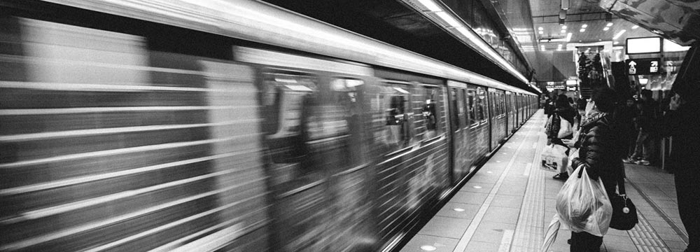 Subway in motion