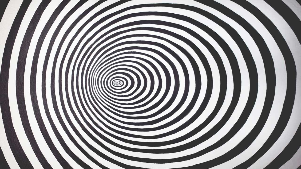 A hypnotic circular pattern